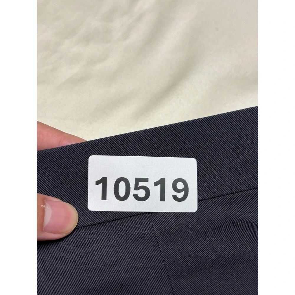 LL Bean Classic Fit Navy Blue Cotton Chinos Mens 36 x 36 Straight Leg Pants